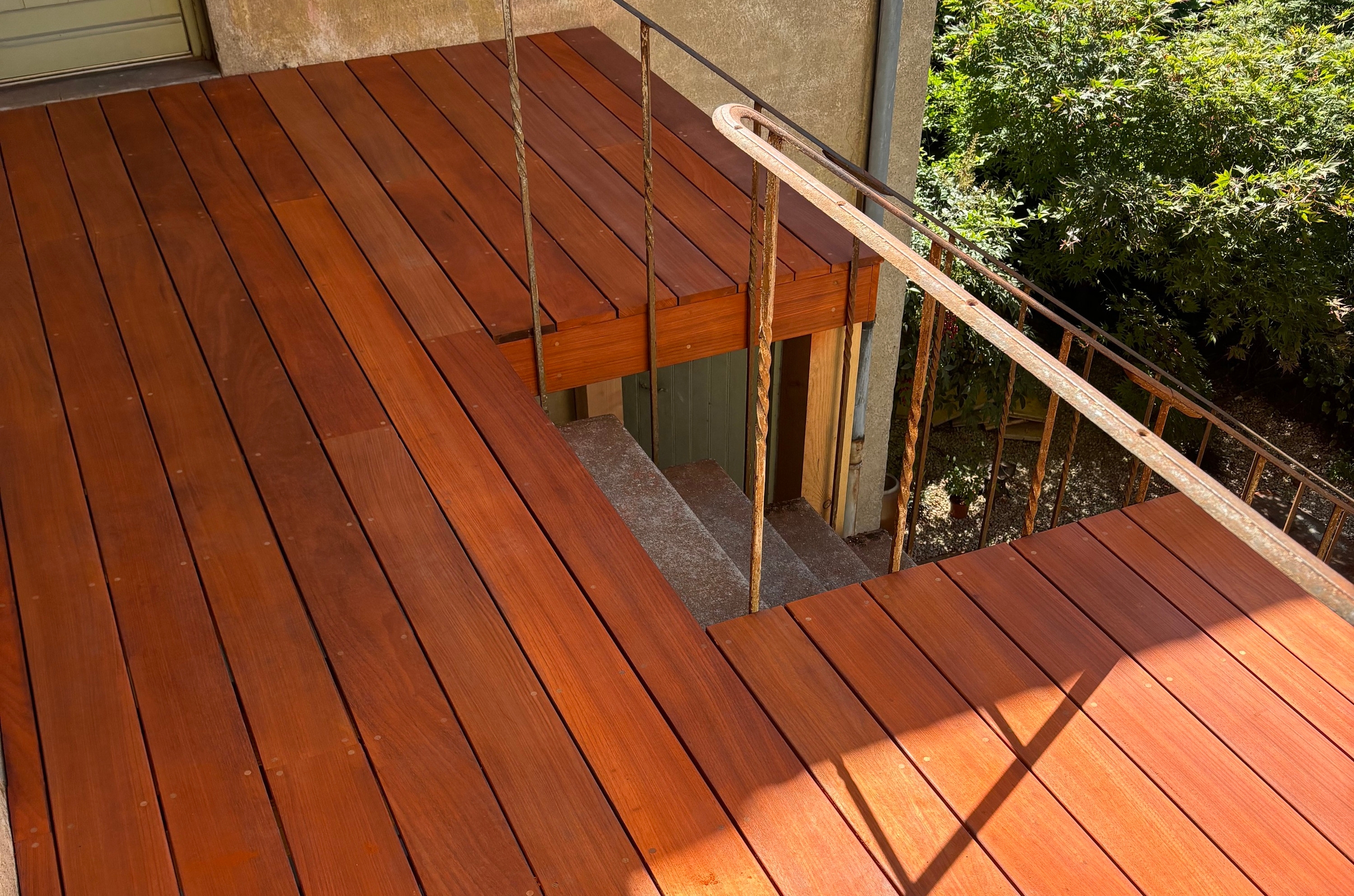 Photo 1 - Terrasse bois suspendue - Valence